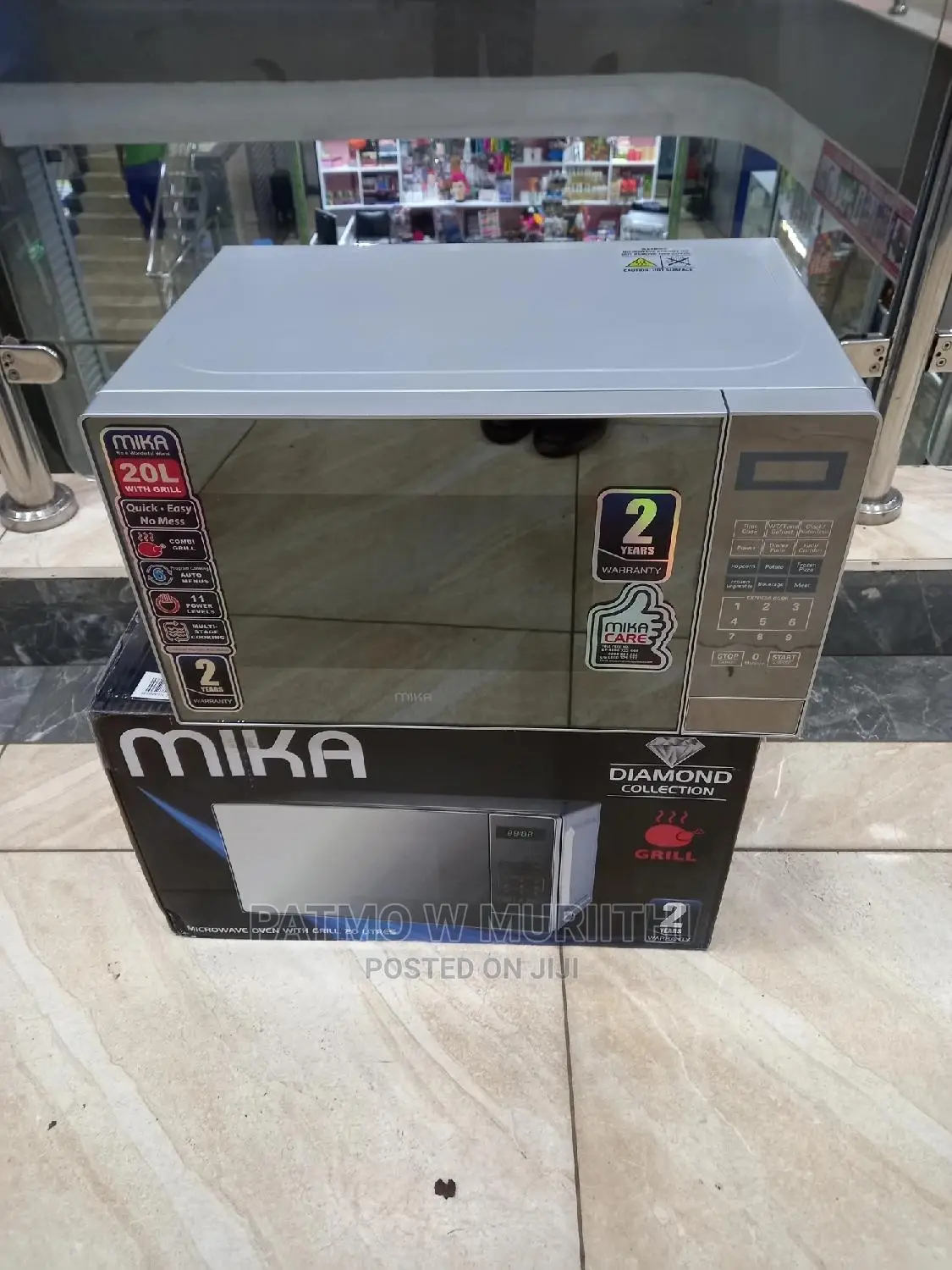 Microwave, Mika Microwave 20l Oven 700w Silver