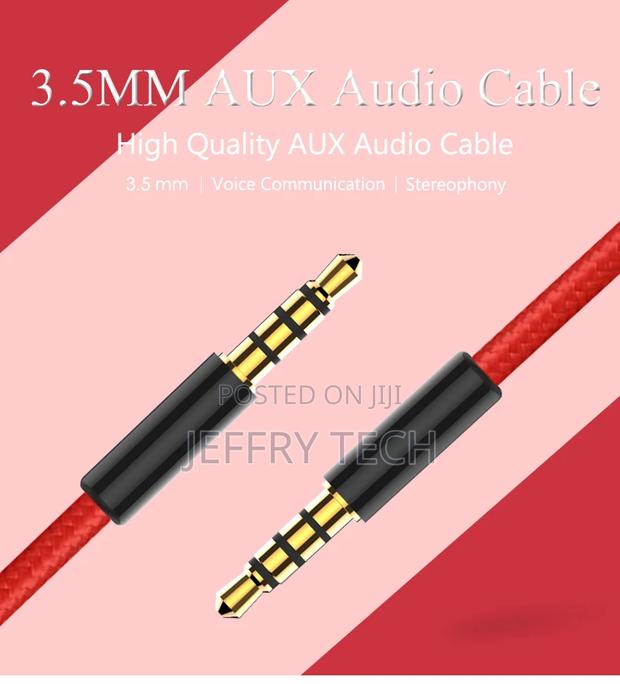 Jack 3.5mm AUX Cable Audio Cable 3.5 Mm Jacks Speaker Cable - thumbnail 2