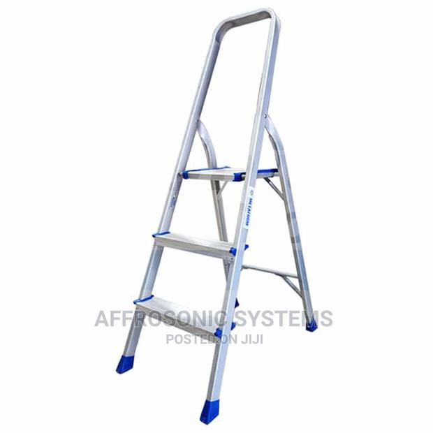 3 Steps Household Aluminium Ladder - main view