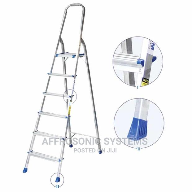 6 Steps Household Aluminium Ladder - main view