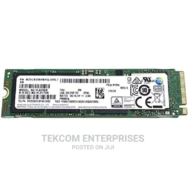 Samsung Internal Ssd M.2 Pcie 2280 256gb