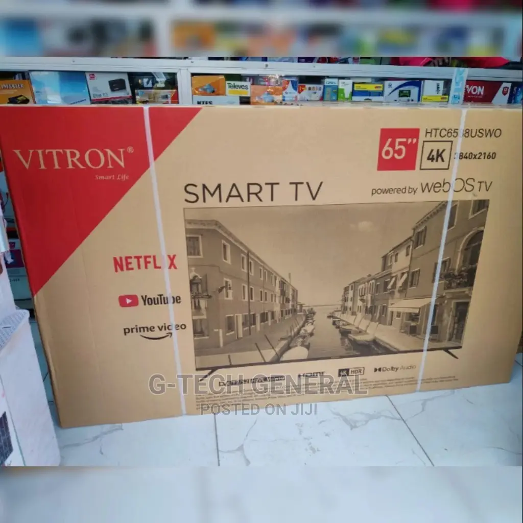 Frameless Vitron 65 Inches Smart Webos, Youtube, Netflix,