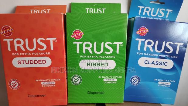 Trust Condoms Ribbed Studded 24 Pack * 3s - main view