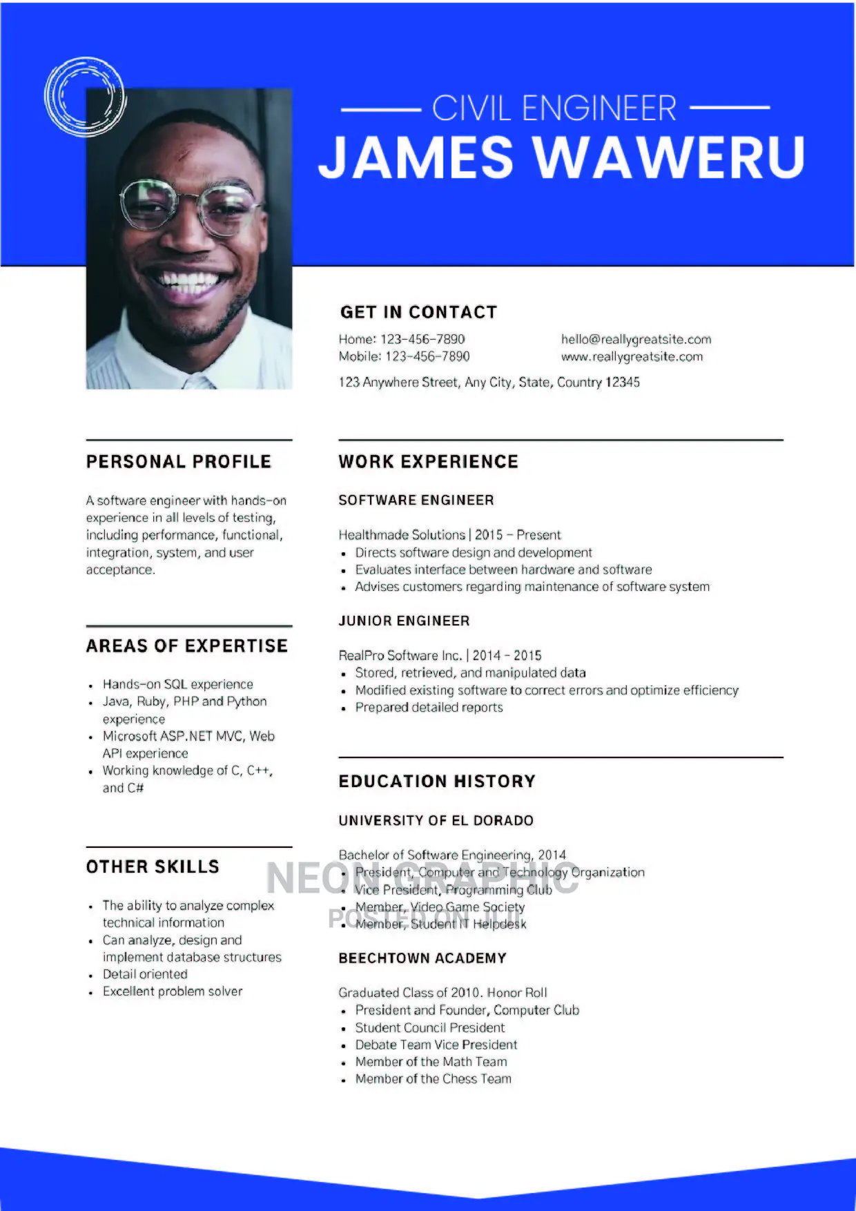 Professional Resume / Cv Writing