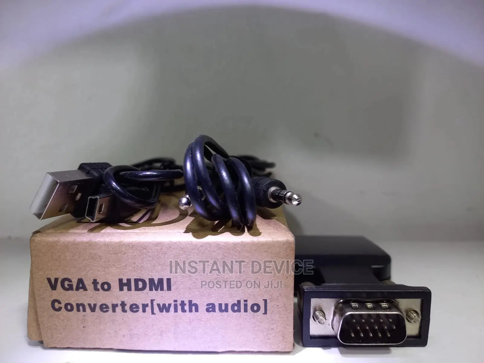 Male VGA in Female HDMI 1080p Adapter Converter With Audio