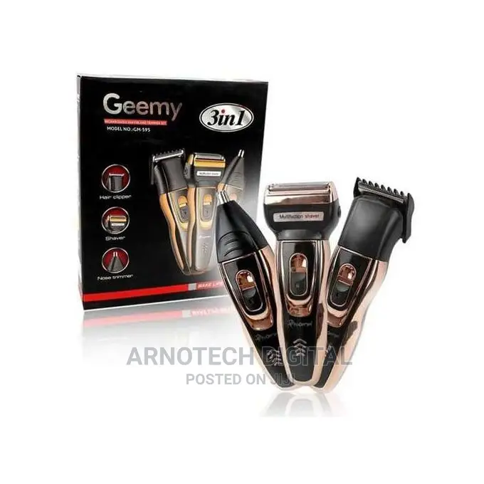 Geemy 3in1 Rechargeable Electric Shaver