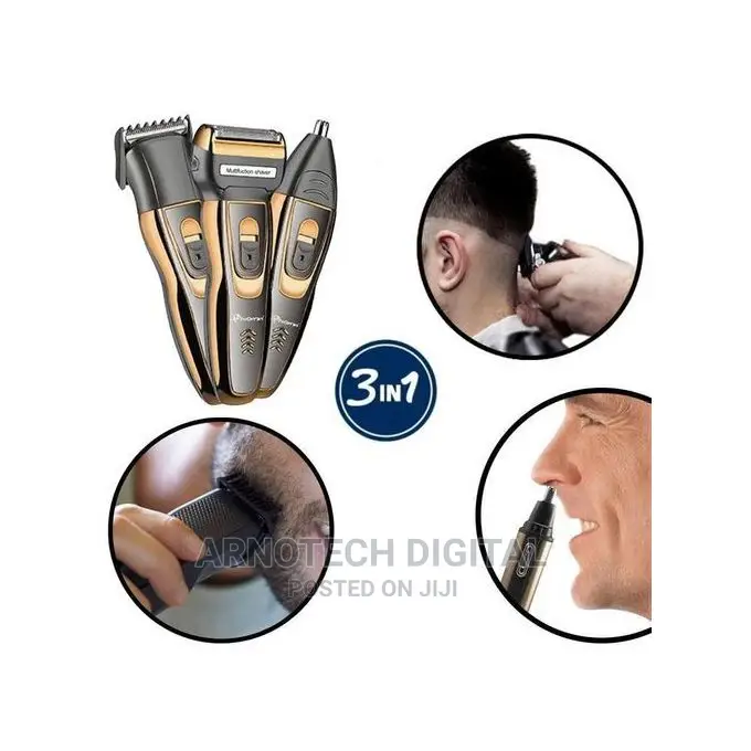 Geemy 3in1 Rechargeable Electric Shaver