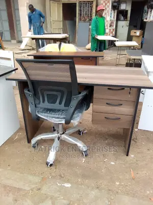 1.2 Mtrs Office Desk Plus Low Back Recliner Mesh Chair