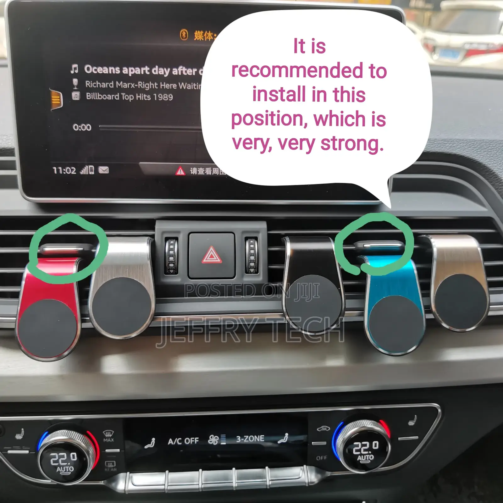 Magnetic Car Phone Holder Magnet Mount Universal Cell Phone