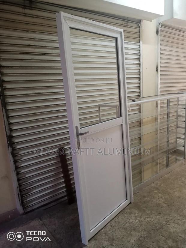 Plain White Aluminum Door - thumbnail 4