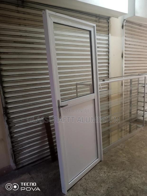 Plain White Aluminum Door - thumbnail 5