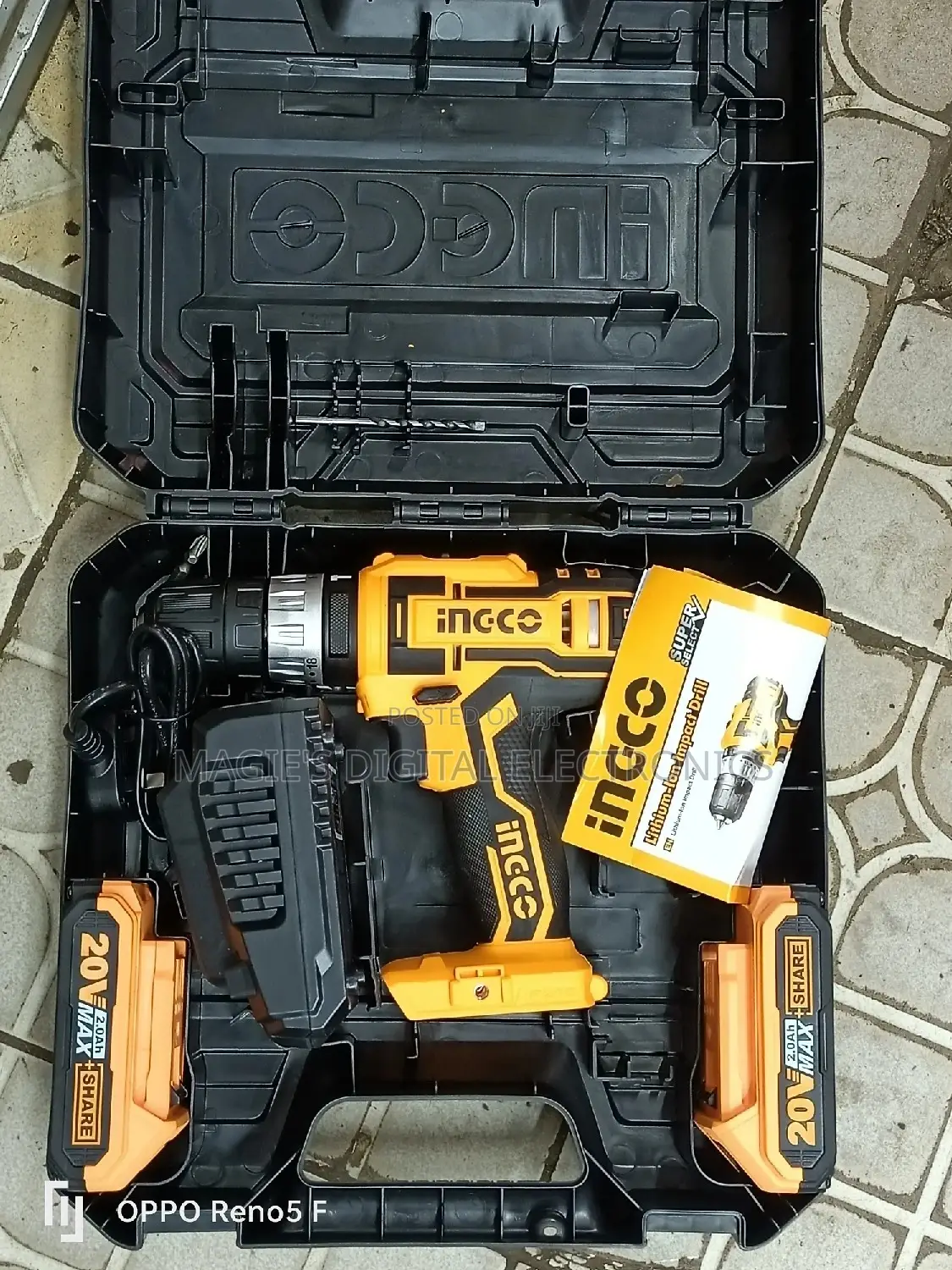 Ingco Cordless Drill 20v