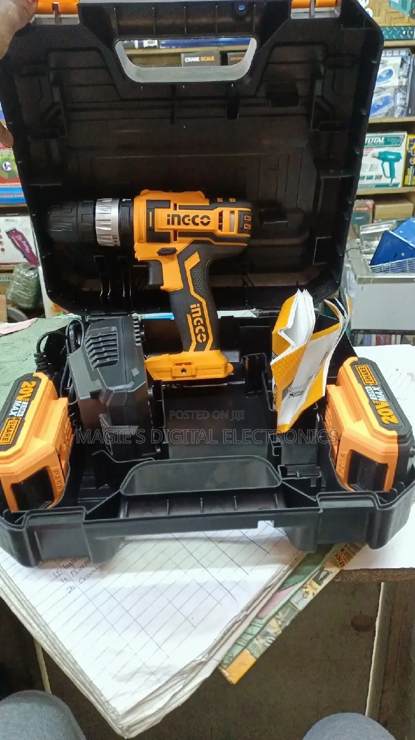 Ingco Cordless Drill 20v