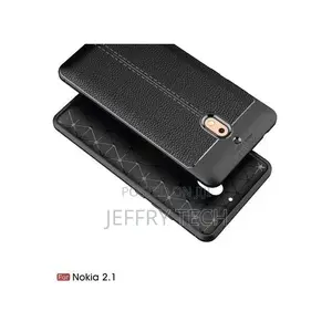 Nokia 2.1 Silicone Case Phone Back Cover - Black.