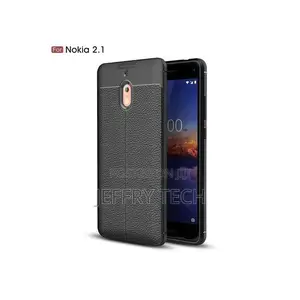 Nokia 2.1 Silicone Case Phone Back Cover - Black.