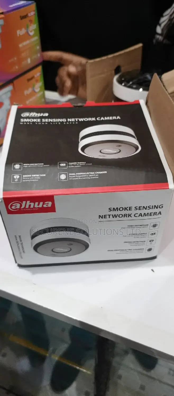 Dahua 5mp Ir Ai-Fire Smoke Sensing Network Camera