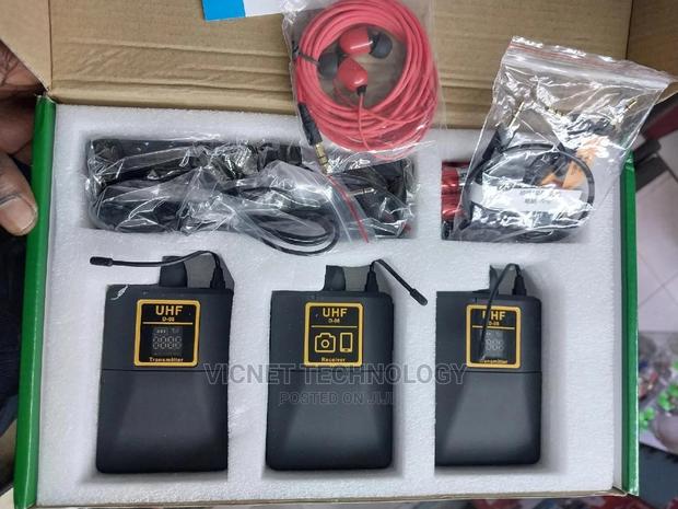 Dual Channel Uhf Wireless Lapel Lavalier Microphone - thumbnail 3