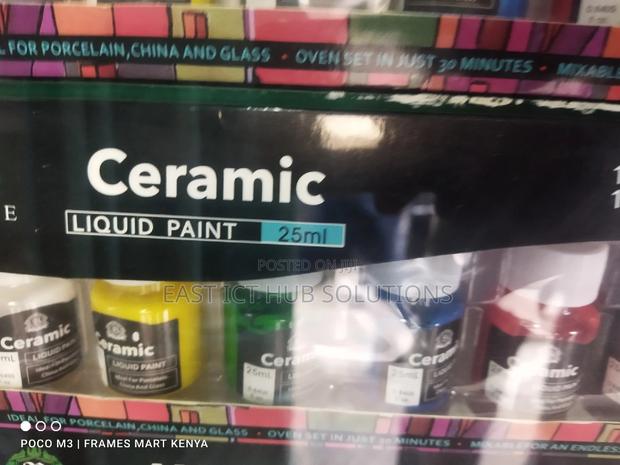 Ceramic Acrylic Paint Set, All Colors Artists Kids Adults
