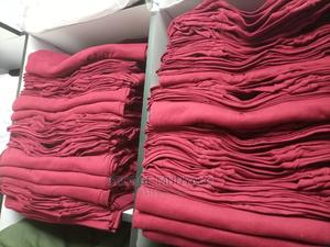 Maroon Cotton Plain T-Shirts - thumbnail 2