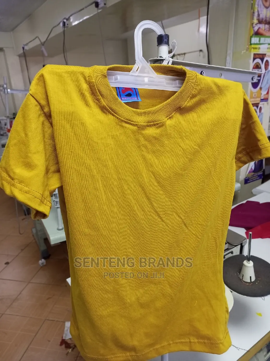 Plain Mustered Gold T-Shirts