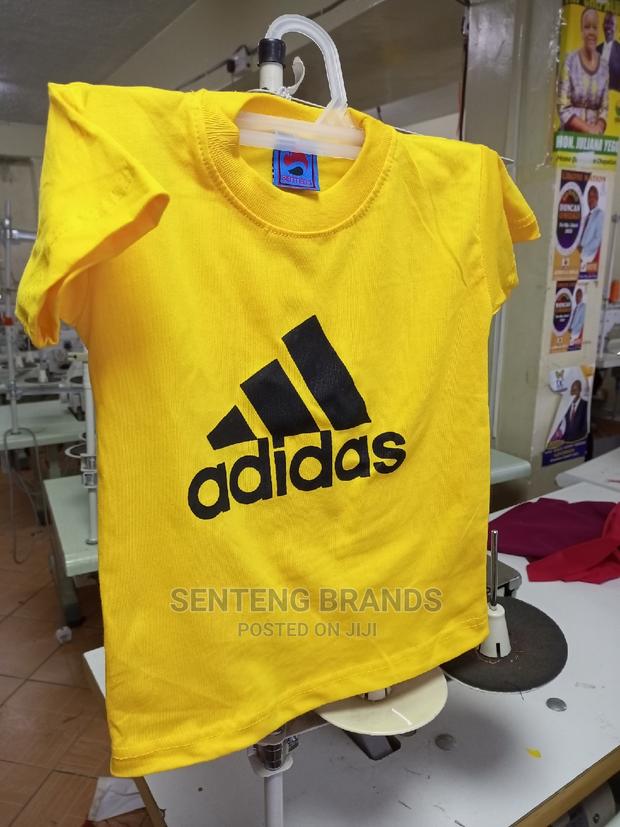 Kids Adidas Cotton T-shirts - thumbnail 3