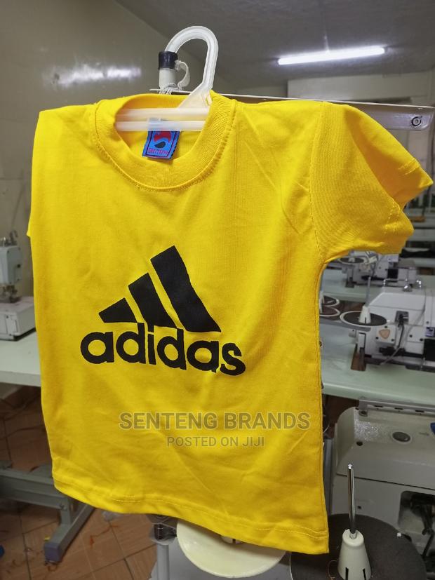 Kids Adidas Cotton T-shirts - thumbnail 4