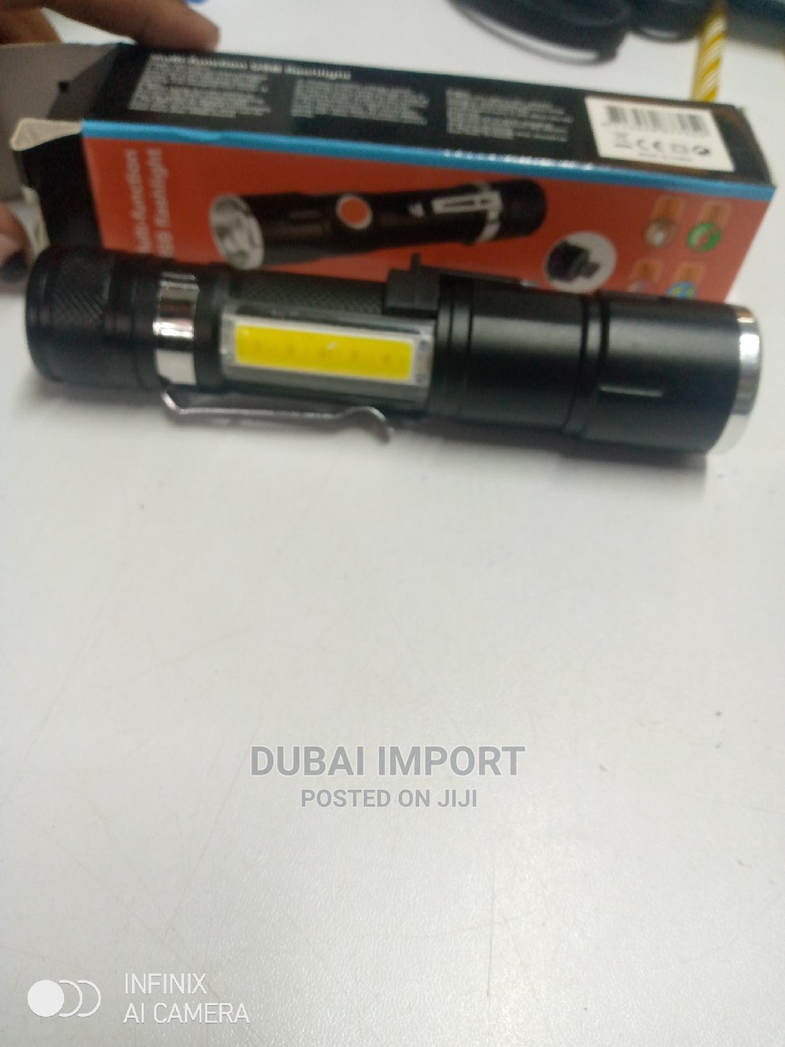 Rechargeable LED Flashlight Zooming Torch in Nairobi Central Home