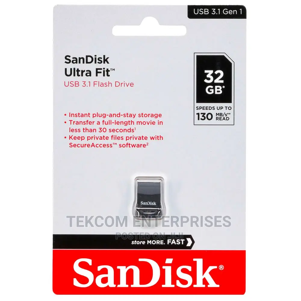 Sandisk 32GB Ultra Fit USB 3.1 Flash Drive