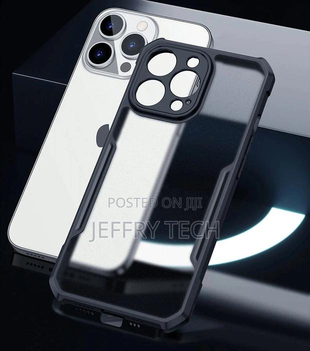 Shockproof Transparent Bumper Case for iPhone 13 Pro Max | X - thumbnail 3