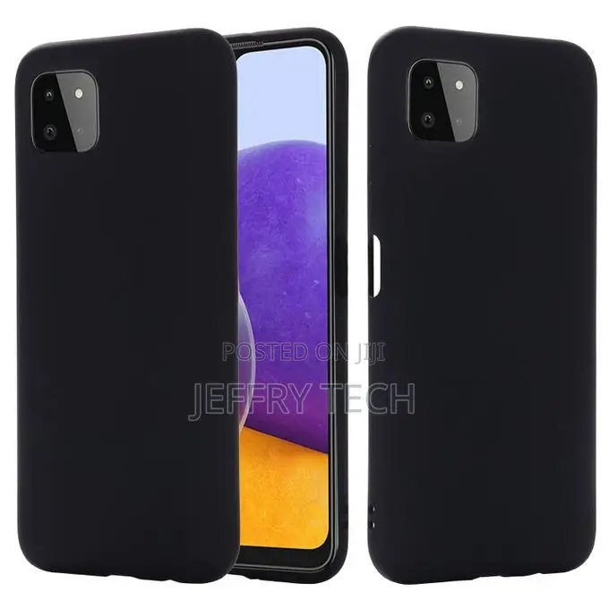 Amsung Galaxy A22 5G Solid Color Liquid Silicone Dropproof F