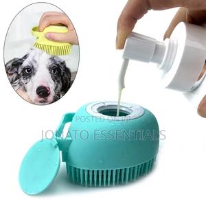 Silicone Pet Brush, Dog/Cat Bathing Brush - thumbnail 2
