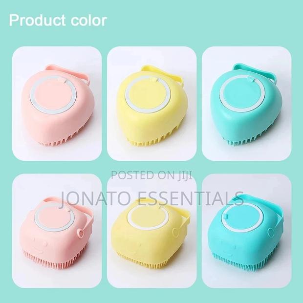 Silicone Pet Brush, Dog/Cat Bathing Brush - thumbnail 3