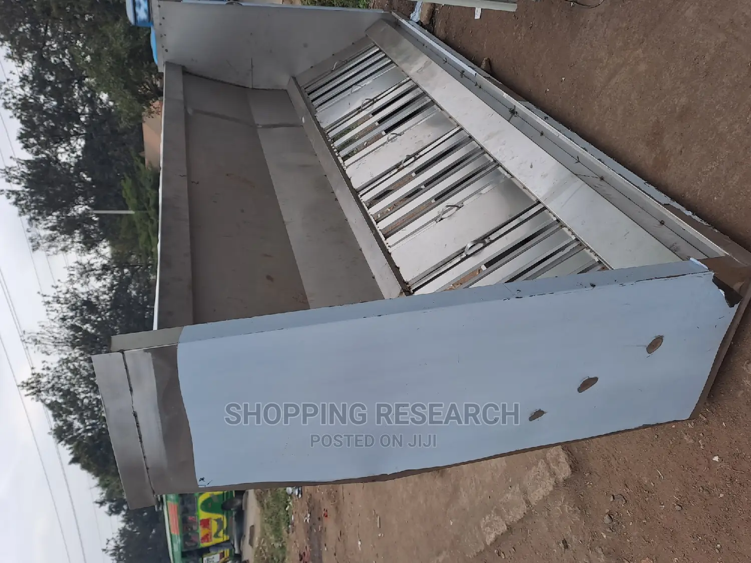 Stainless Steel Kitchen Hood With Grease Filters, Fan Duct