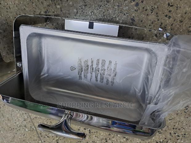 Roll-Top Chaffing Dish Rectangular With No Glass-Stainless - thumbnail 4