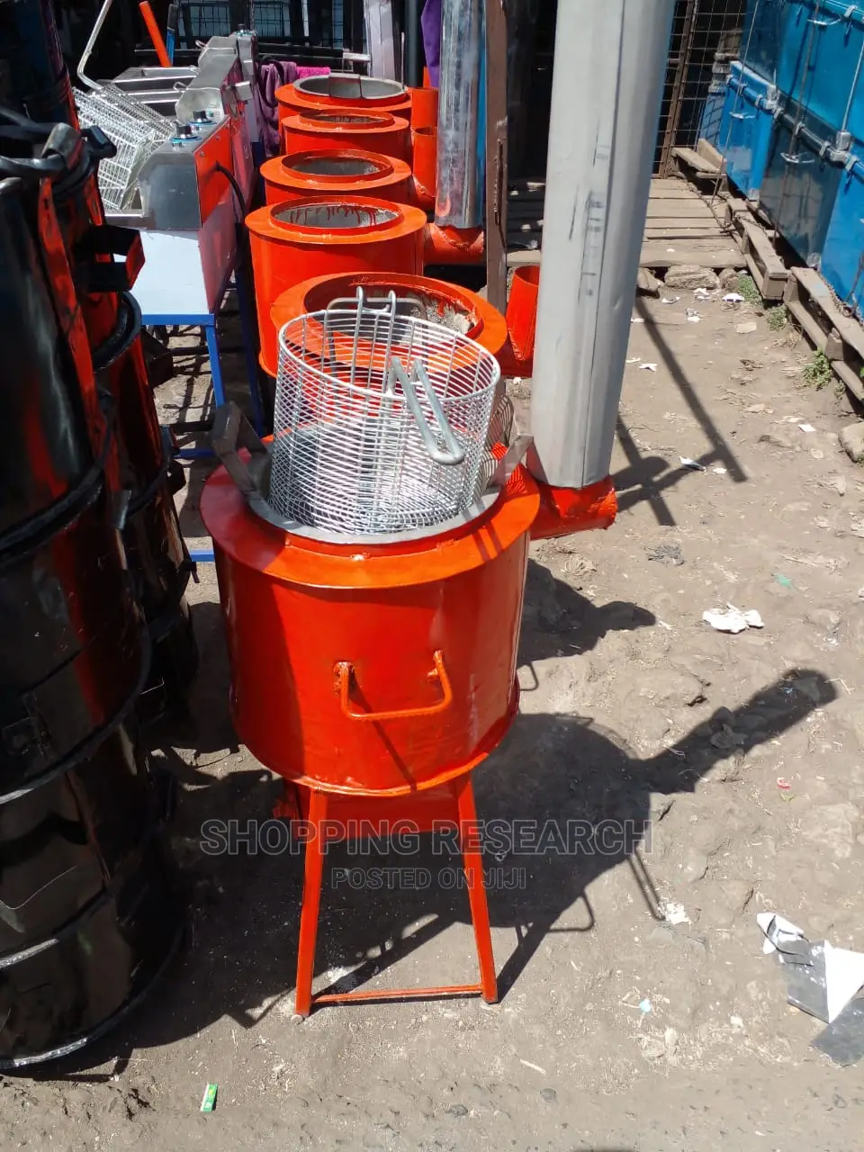 Charcoal Chips Fryer-Commercial