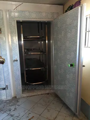 Mortuary Coldroom With Stainless Steel Rack Trolley Rollers