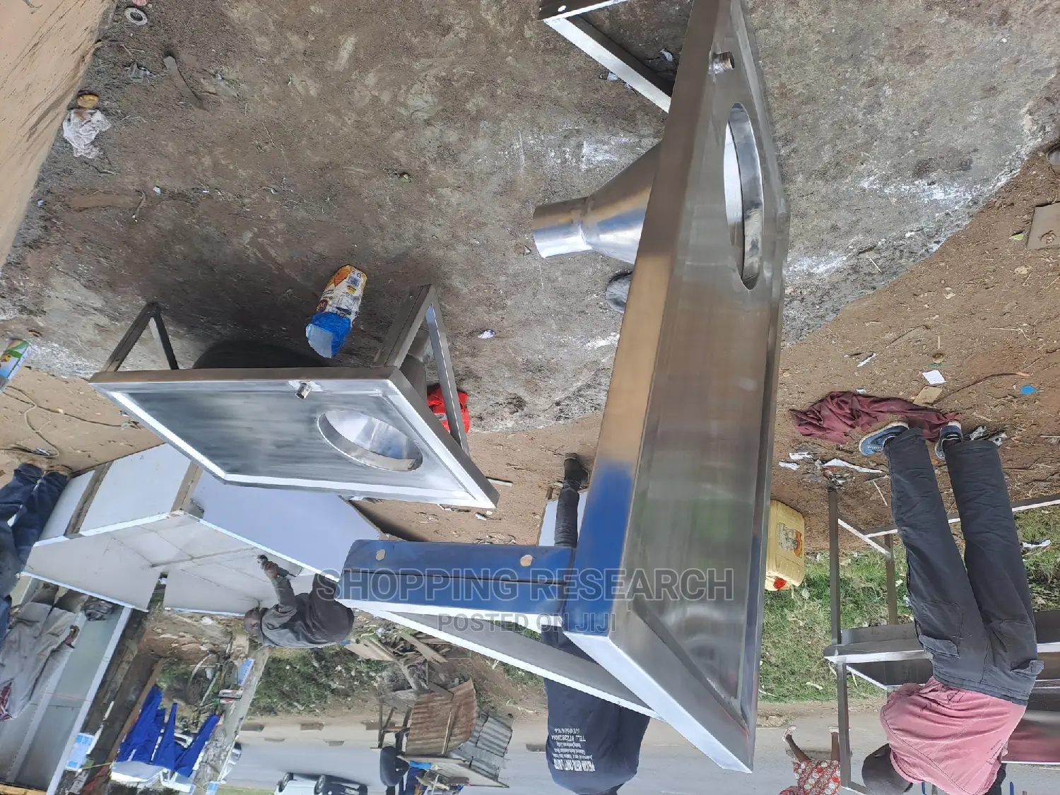 Stainless Steel Sluice Sink/Slop Hopper Sink For Medical Use Purpose