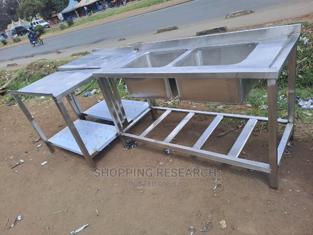 Stainless Steel Commercial Double-Sink