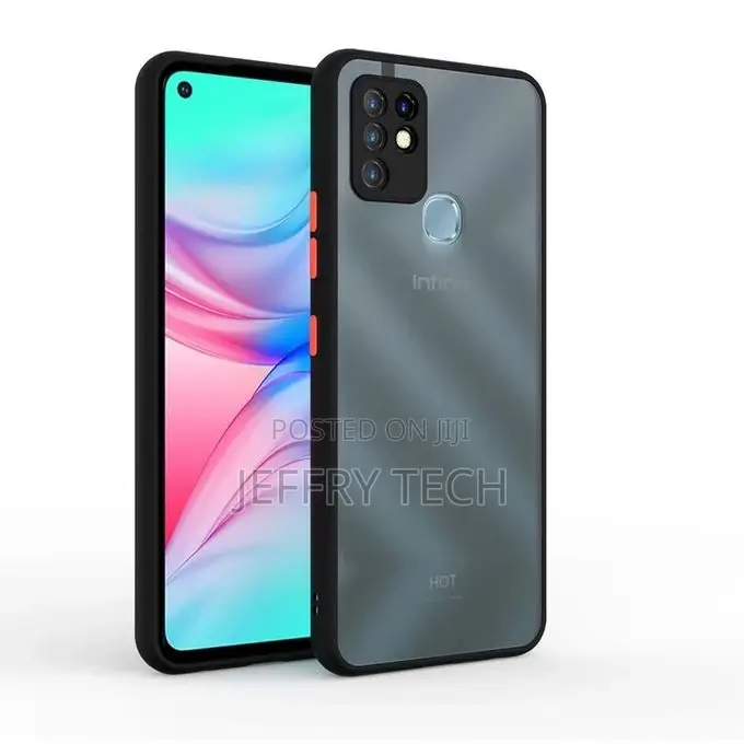 Hard Cover Phone Case for Infinix Hot 10T - Black