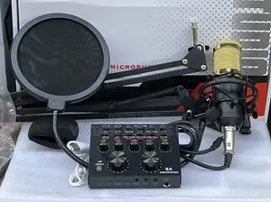 Bm800 Microphone With V8 Soundcard Studio Recording