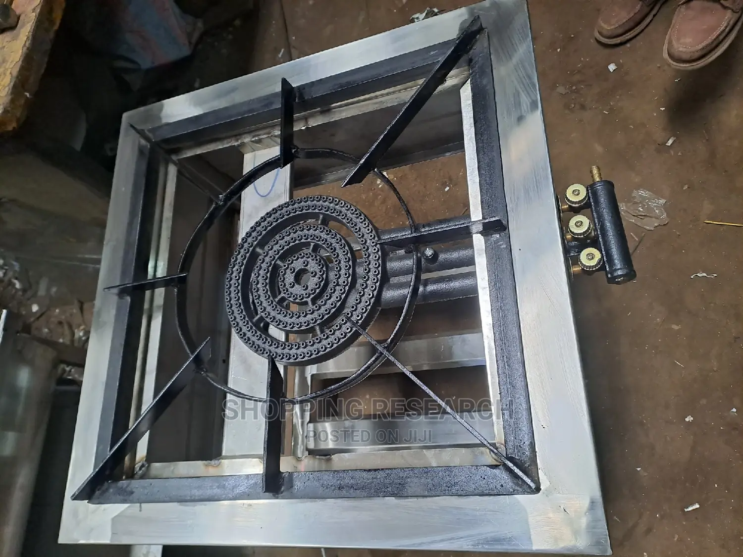 Stainless Steel Commercial Gas Burner Jiko/3-Tier Burner