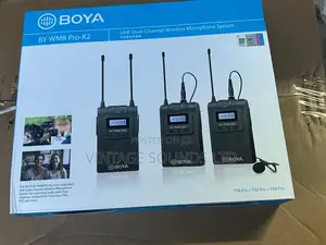 Boya by-Wm8 Pro- Dual Channel Camera Wireless Microphone