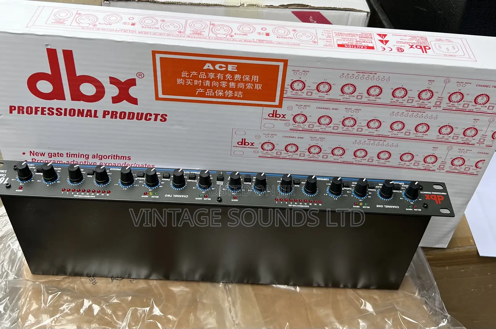 DBX 166xl Sound Compressor Limiter Gate