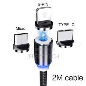 Round Magnetic Cable Plug 8 Pin Type Micro USB Plugs - main view