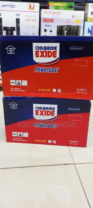 Chloride N100 /12v Car Dry Battery Powerlast