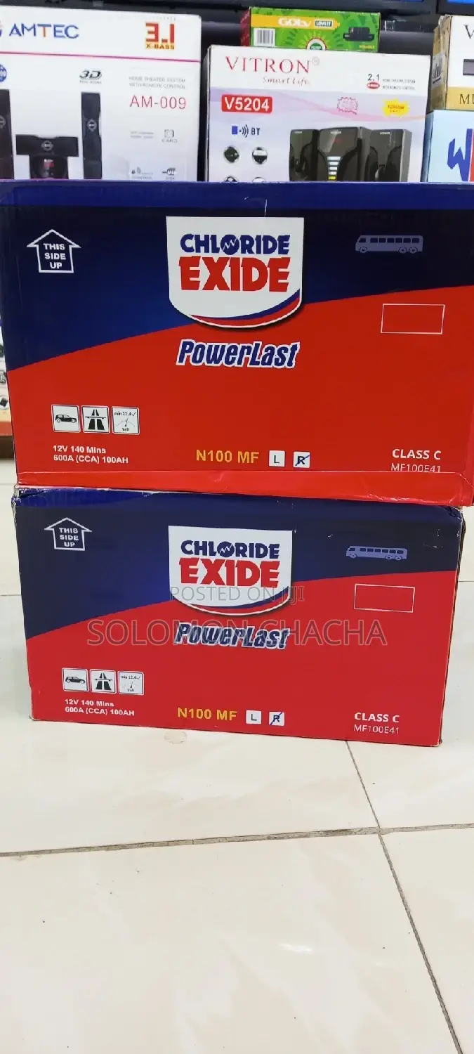 Chloride N100 /12v Car Dry Battery Powerlast
