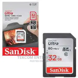 Sandisk Ultra 32GB SDHC Class 10 UHS-1 48mb/S