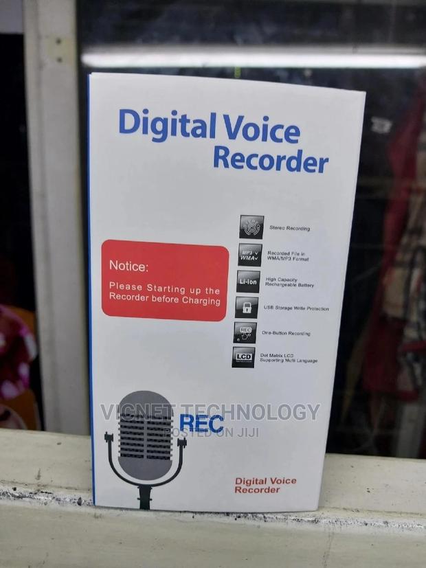 16gb Digital Voice Recorder With Rechargeable Battery