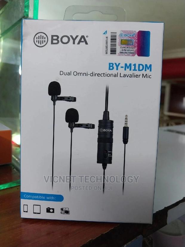 Boya By-M1dm Dual Omni Directional Lavalier Mic - main view