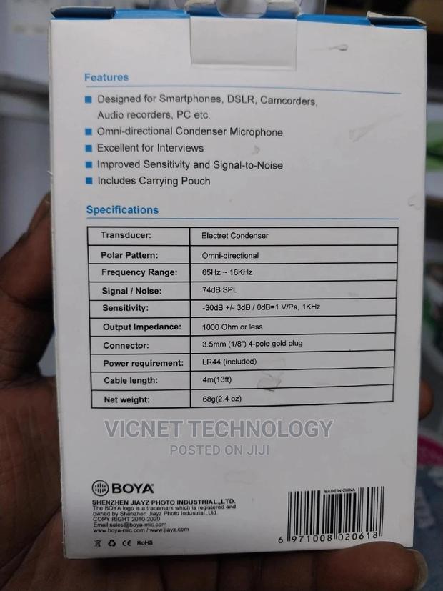 Boya By-M1dm Dual Omni Directional Lavalier Mic - thumbnail 3